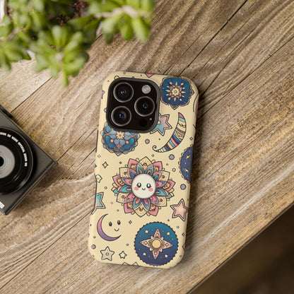 Celestial flowers MagSafe Tough Iphone Case