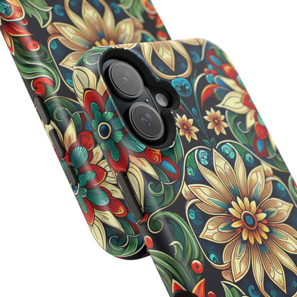 Celestial flowers MagSafe Tough Iphone Case