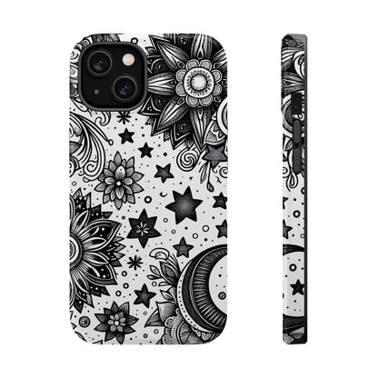 Celestial flowers MagSafe Tough Iphone Case