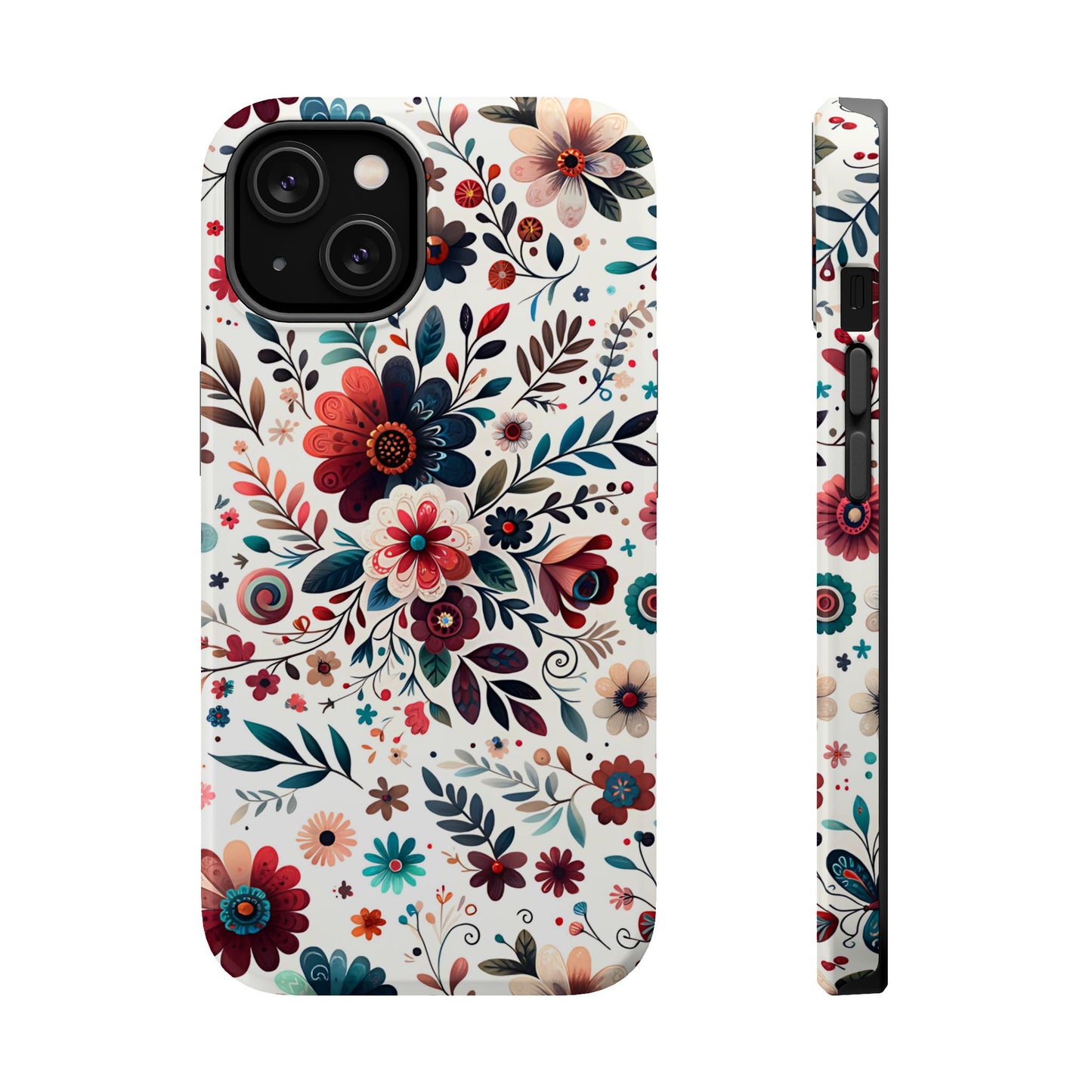 Boho flowers MagSafe Tough Iphone Case