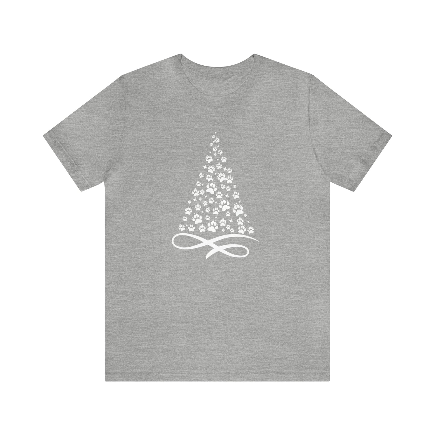 Paw Christmas tree, dog lover christmas shirt