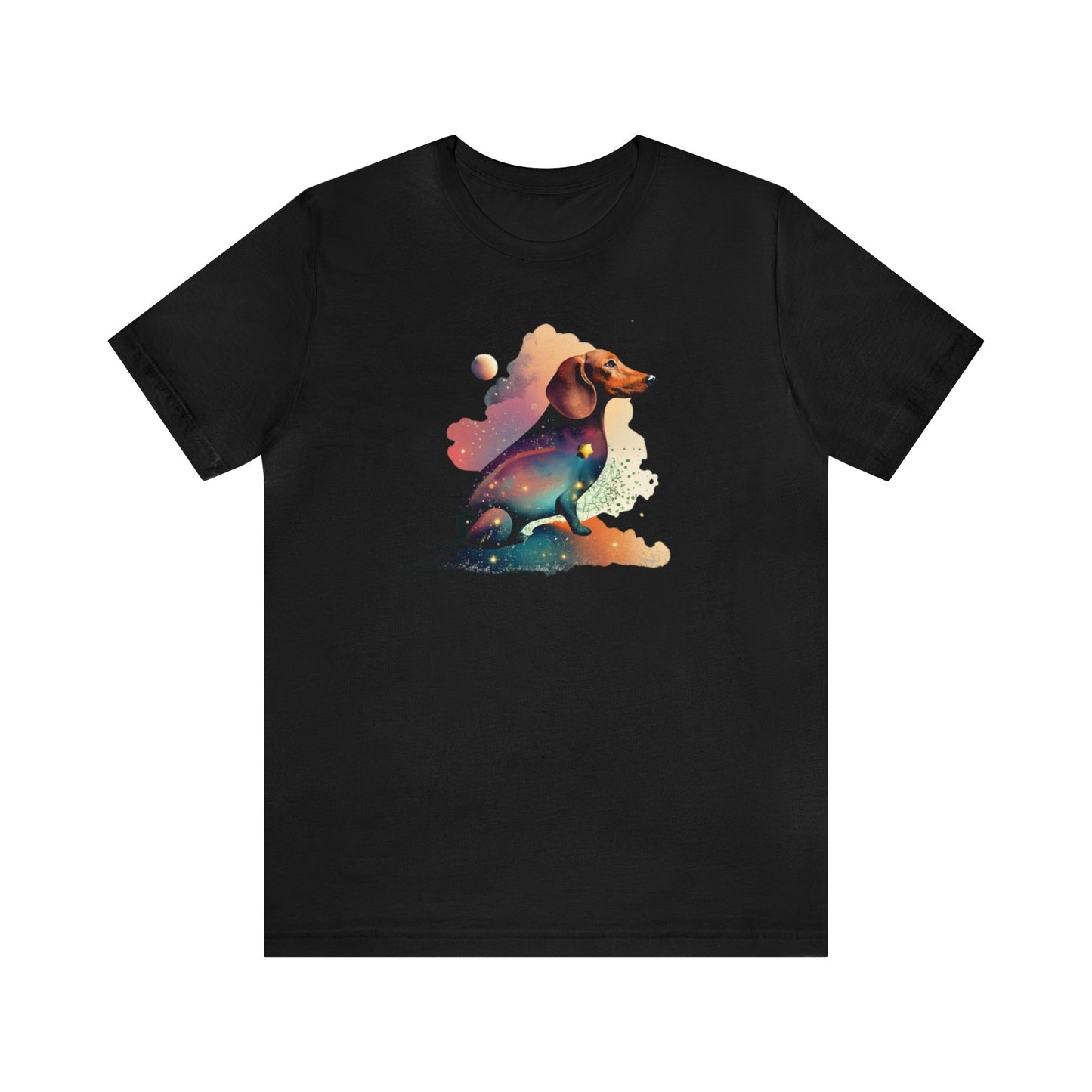 Wiener shirt, colorful Dachshund shirt, psychedelic shirt