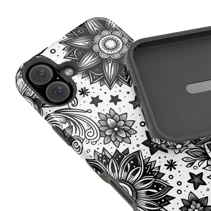 Celestial flowers MagSafe Tough Iphone Case