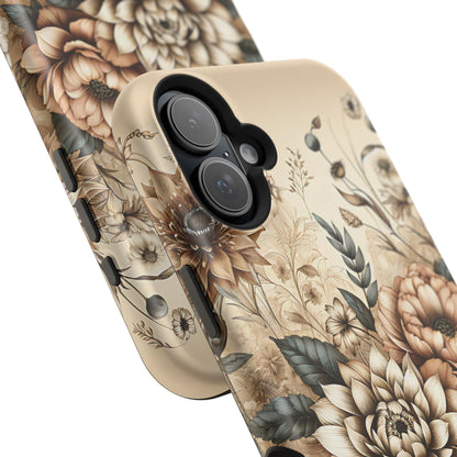 Boho flowers MagSafe Tough Iphone Case