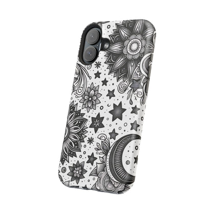 Celestial flowers MagSafe Tough Iphone Case