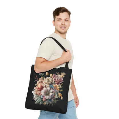 Wild flowers Tote Bag, colorful wildflowers, watercolor tote bag