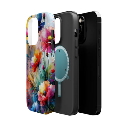 Flowers Style MagSafe Tough Iphone Case