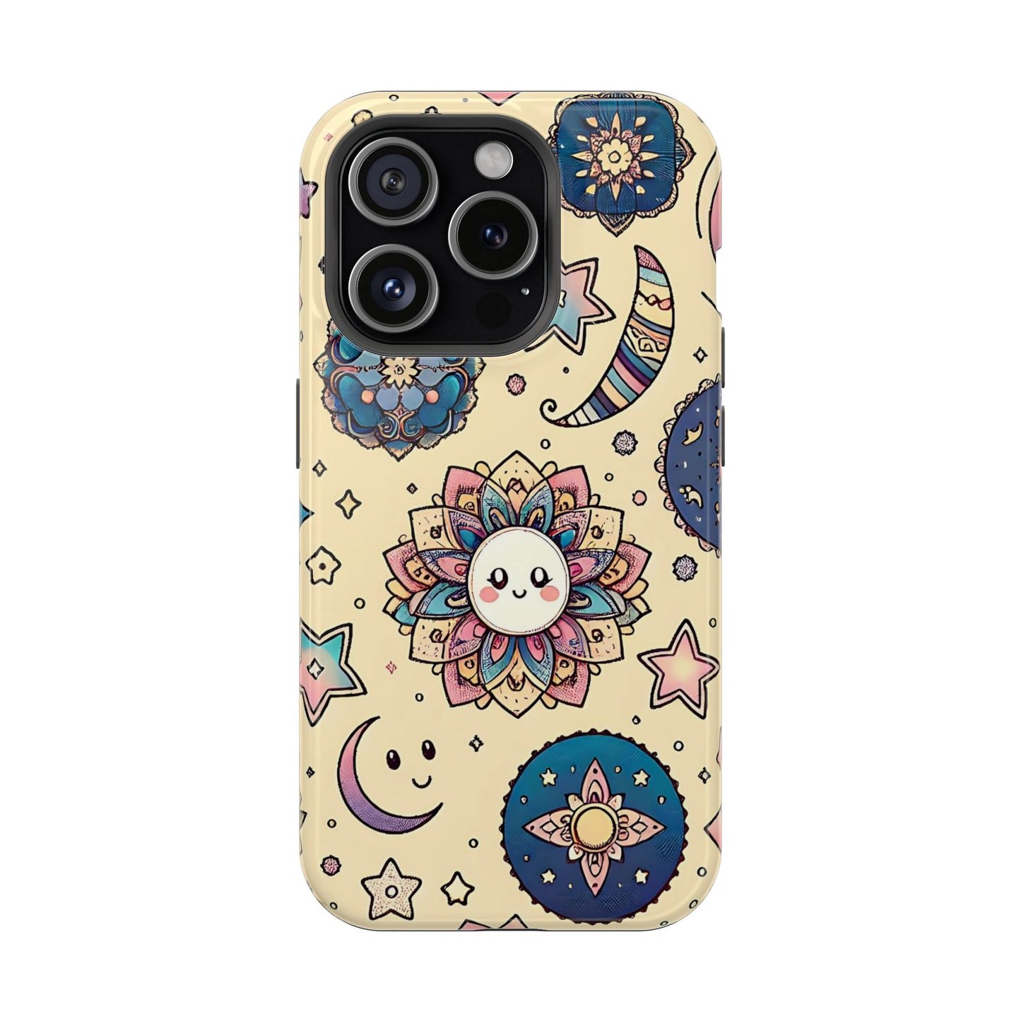 Celestial flowers MagSafe Tough Iphone Case