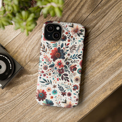 Boho flowers MagSafe Tough Iphone Case