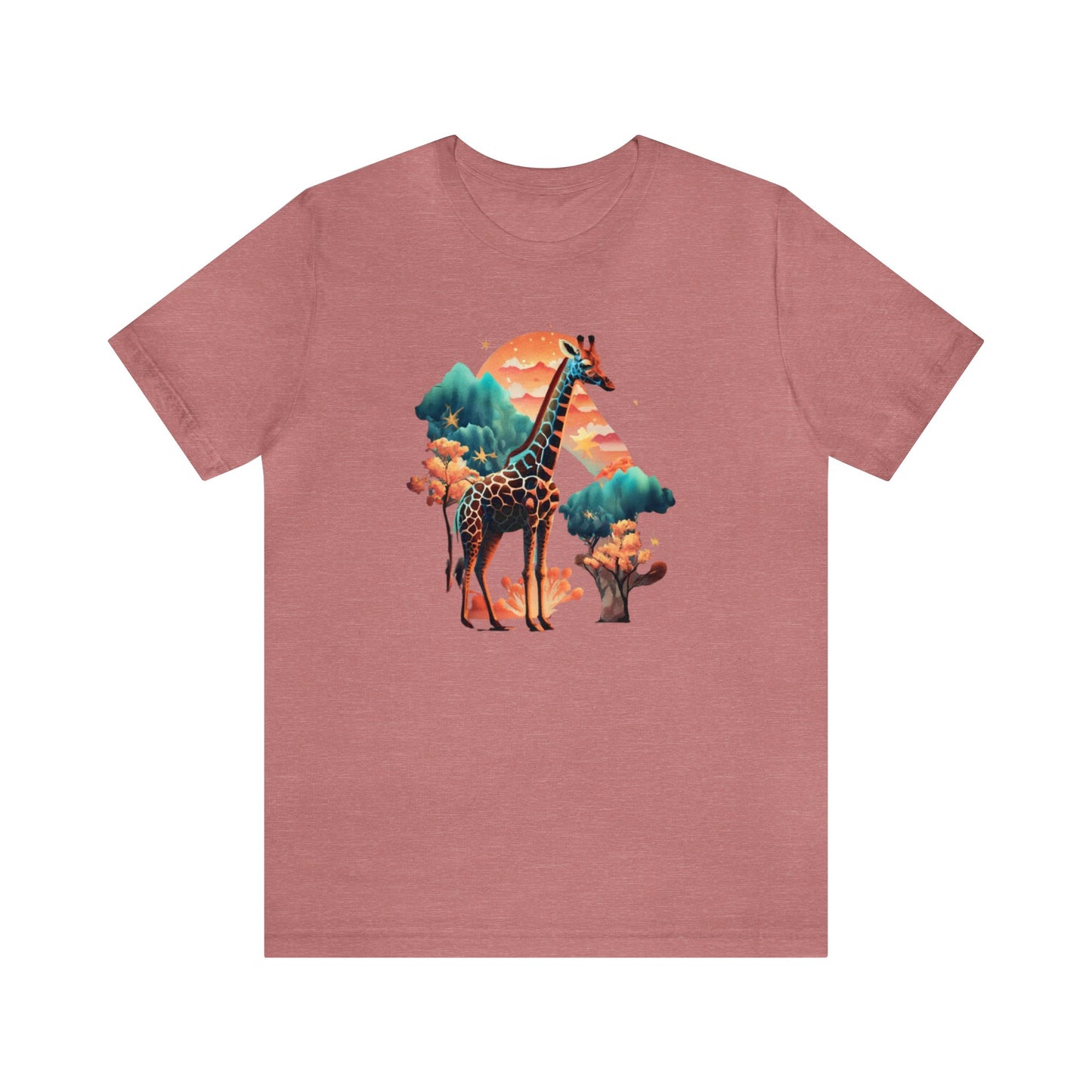 Giraffe shirt, colorful giraffe shirt