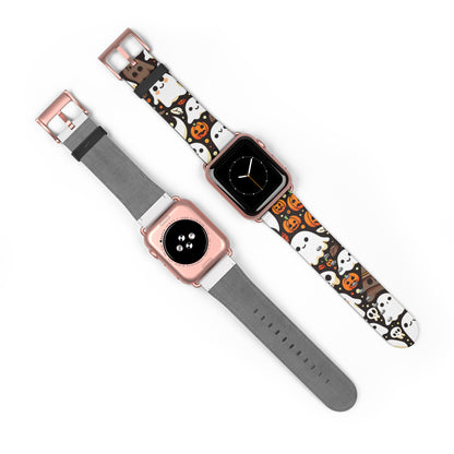 Halloween Faux Leather Apple Watch Band