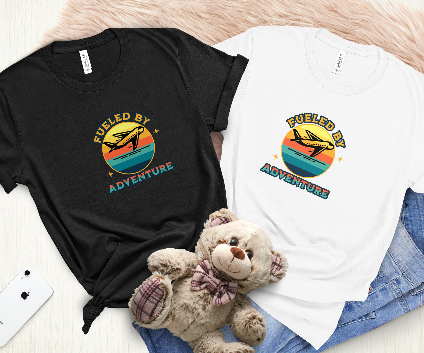 Fueled by adventure, travel shirt, vacation shirt