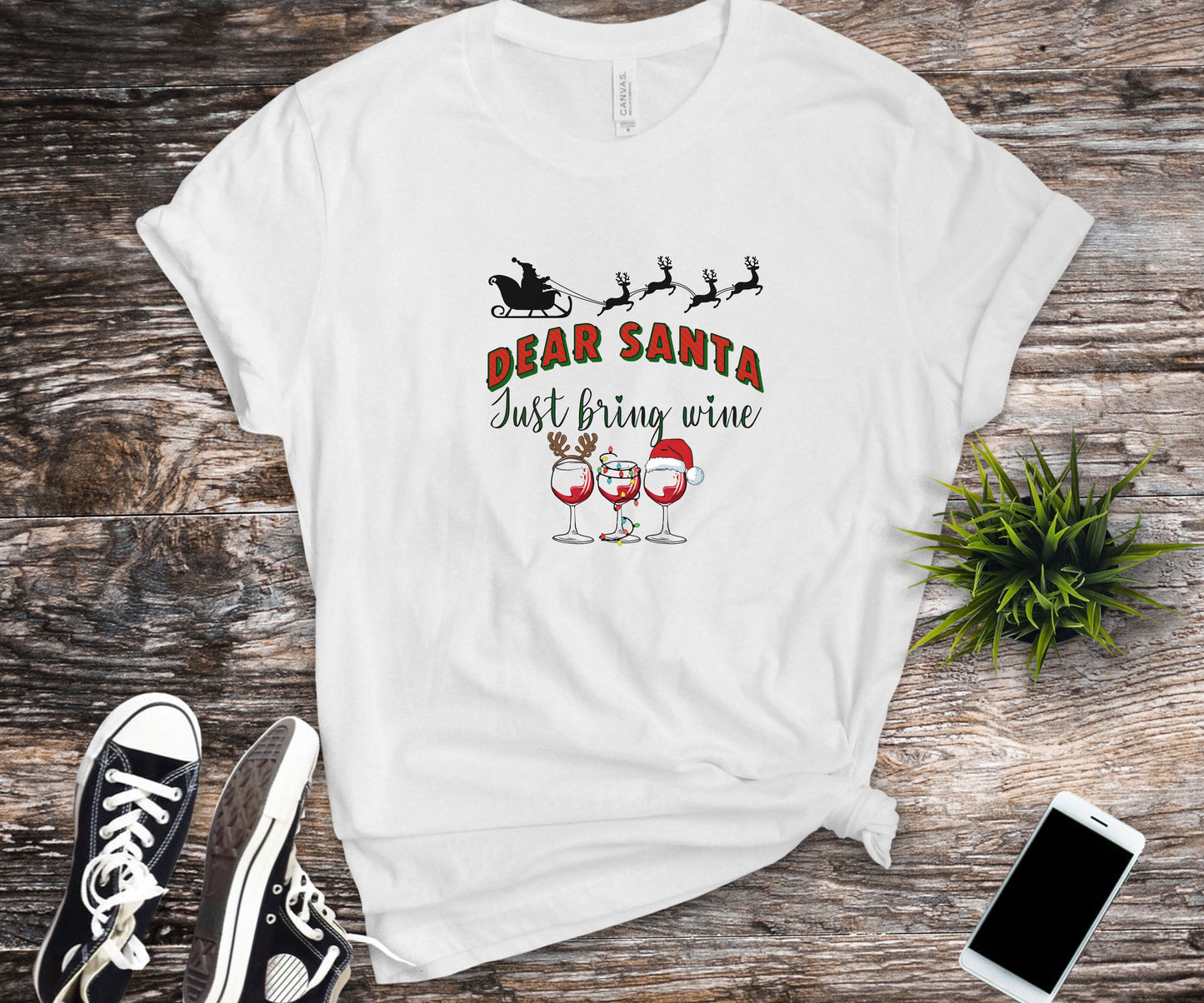 Dear Santa, Just bring wine, wine lover shirt, christmas shirt