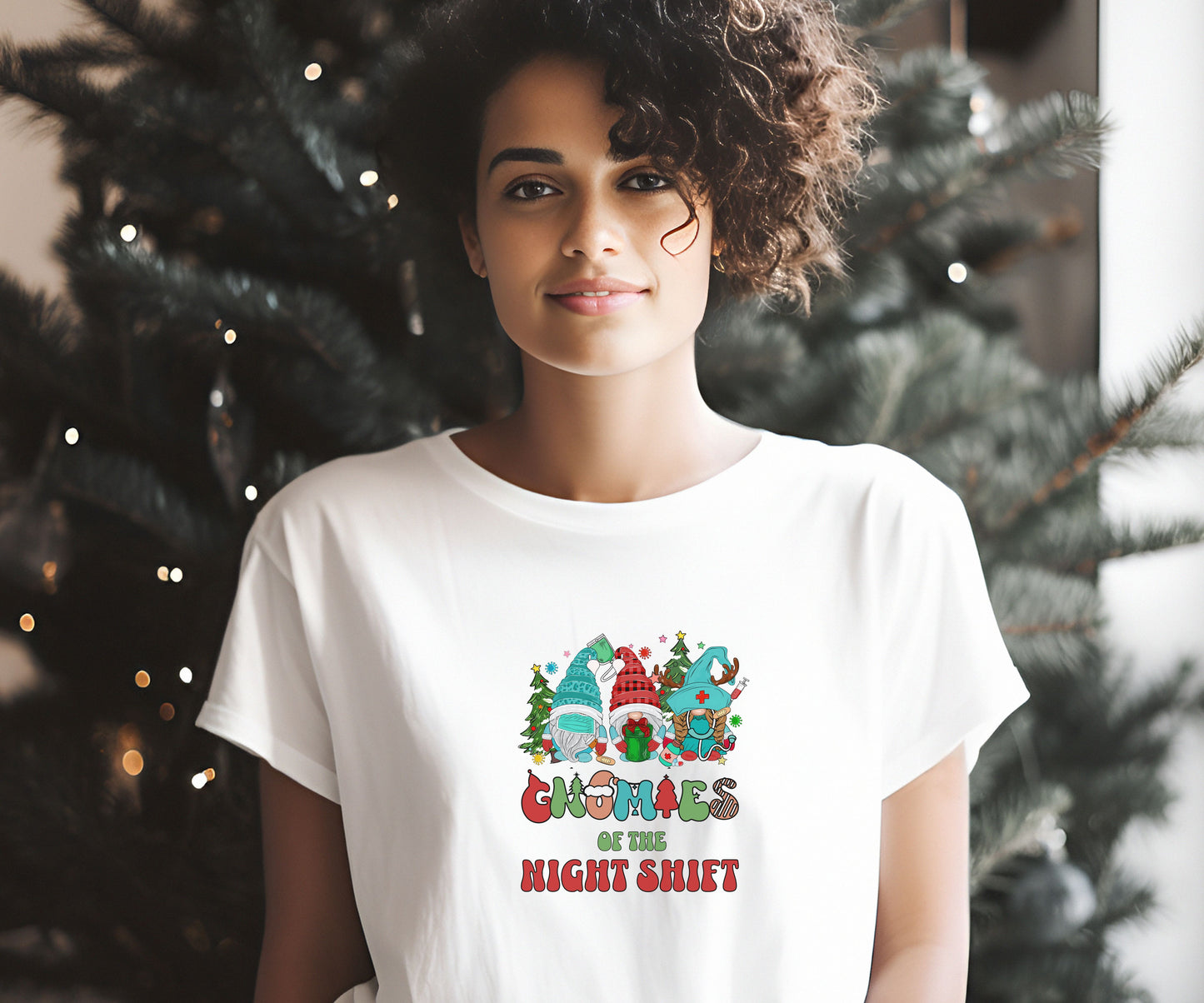 Gnomies of the night shift, christmas nurse shirt