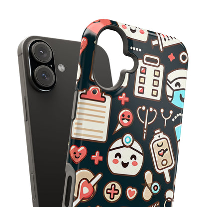 Kawai nurse MagSafe Tough Iphone Case