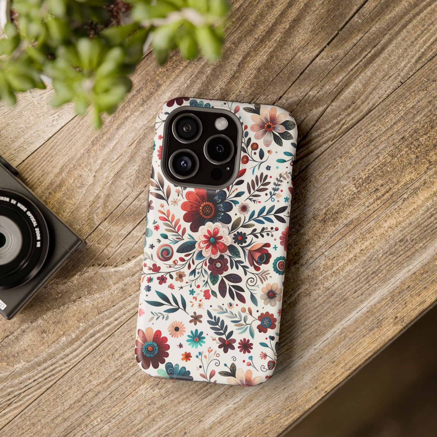 Boho flowers MagSafe Tough Iphone Case