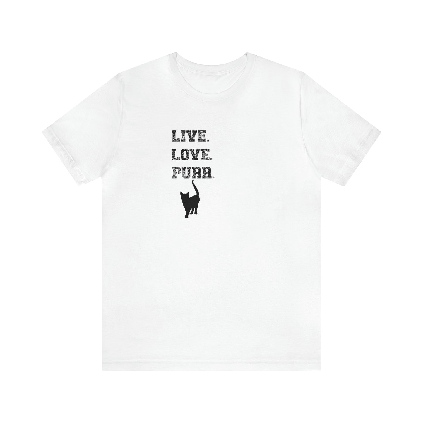 Live love purr, cat lover shirt, cat shirt, cat shirt for women, gift for cat lover