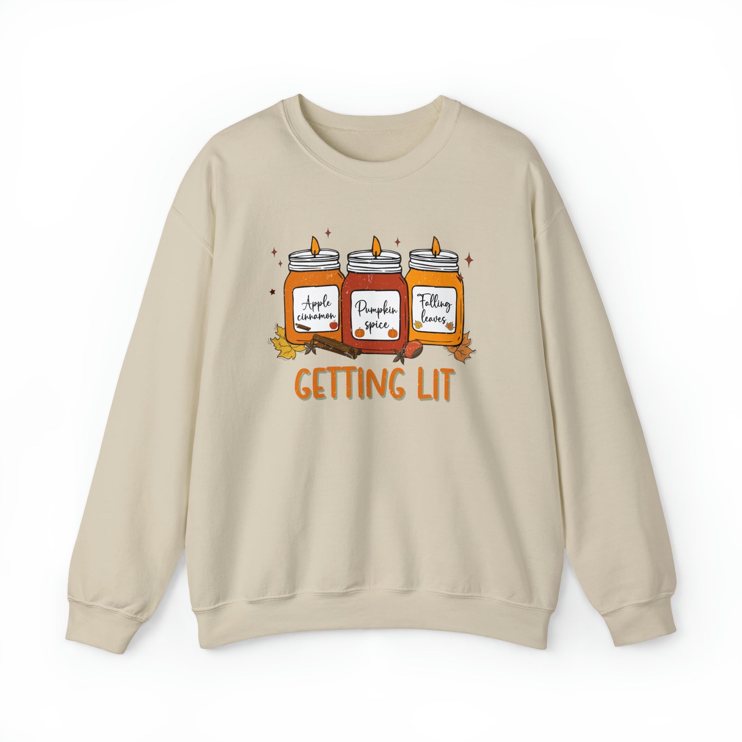 Getting lit, funny thanksgiving sweatshirt