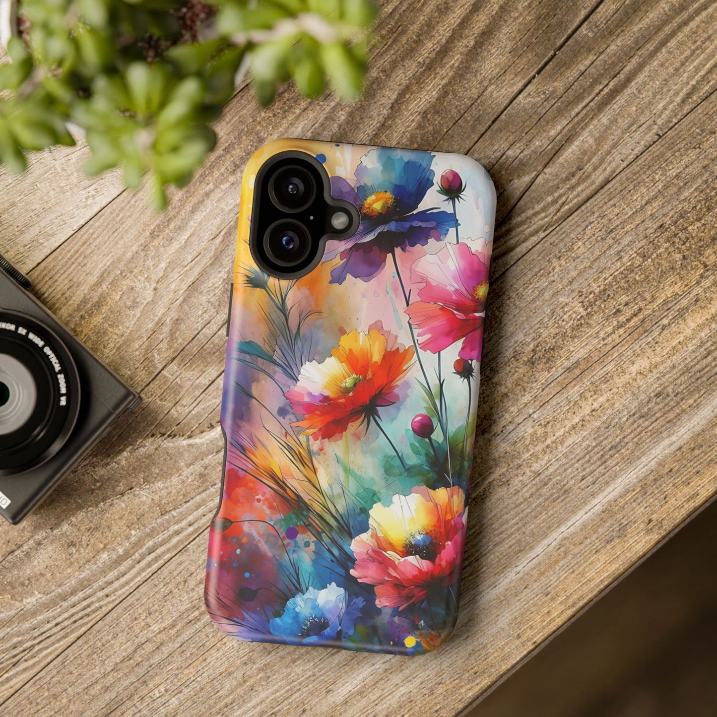 Flowers Style MagSafe Tough Iphone Case