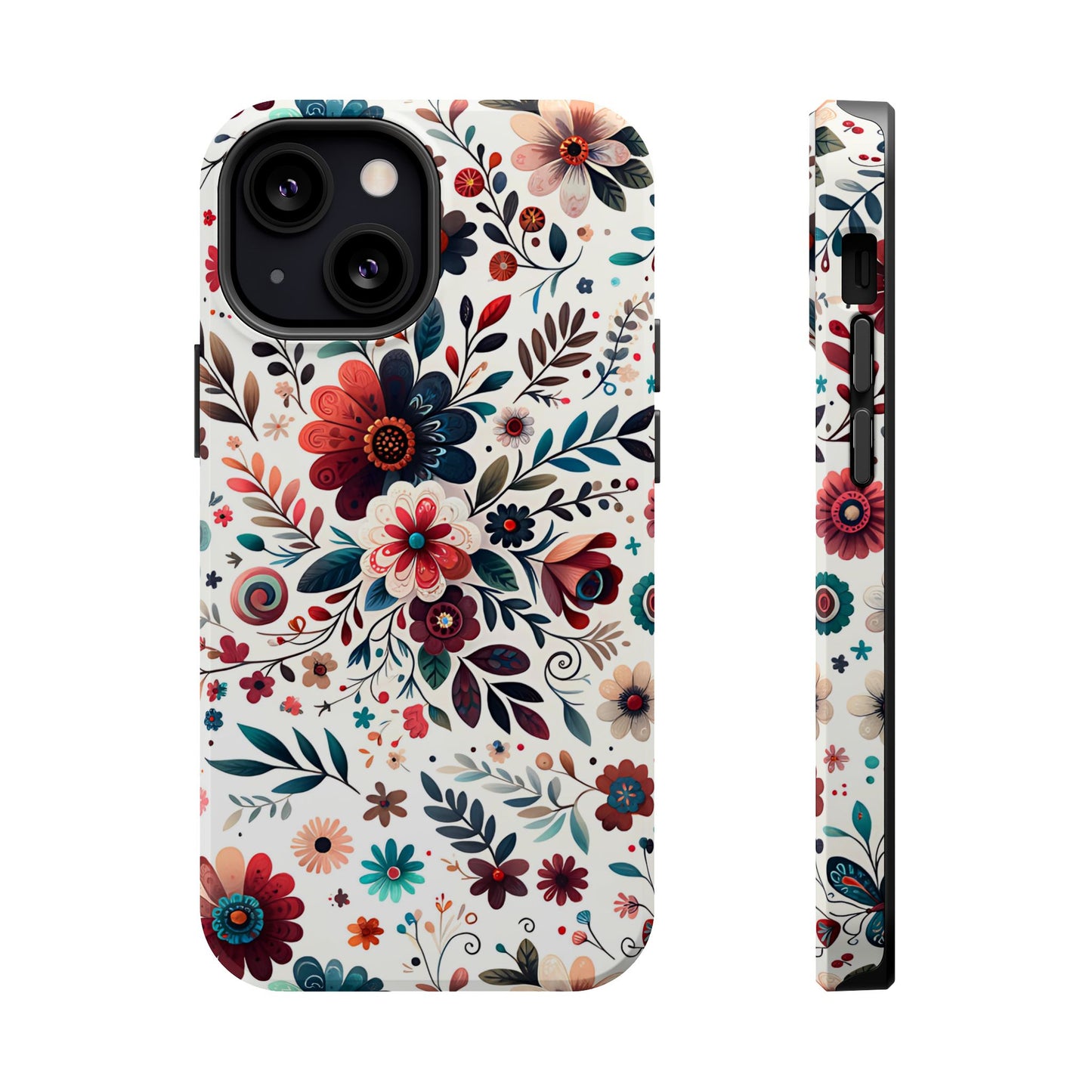 Boho flowers MagSafe Tough Iphone Case