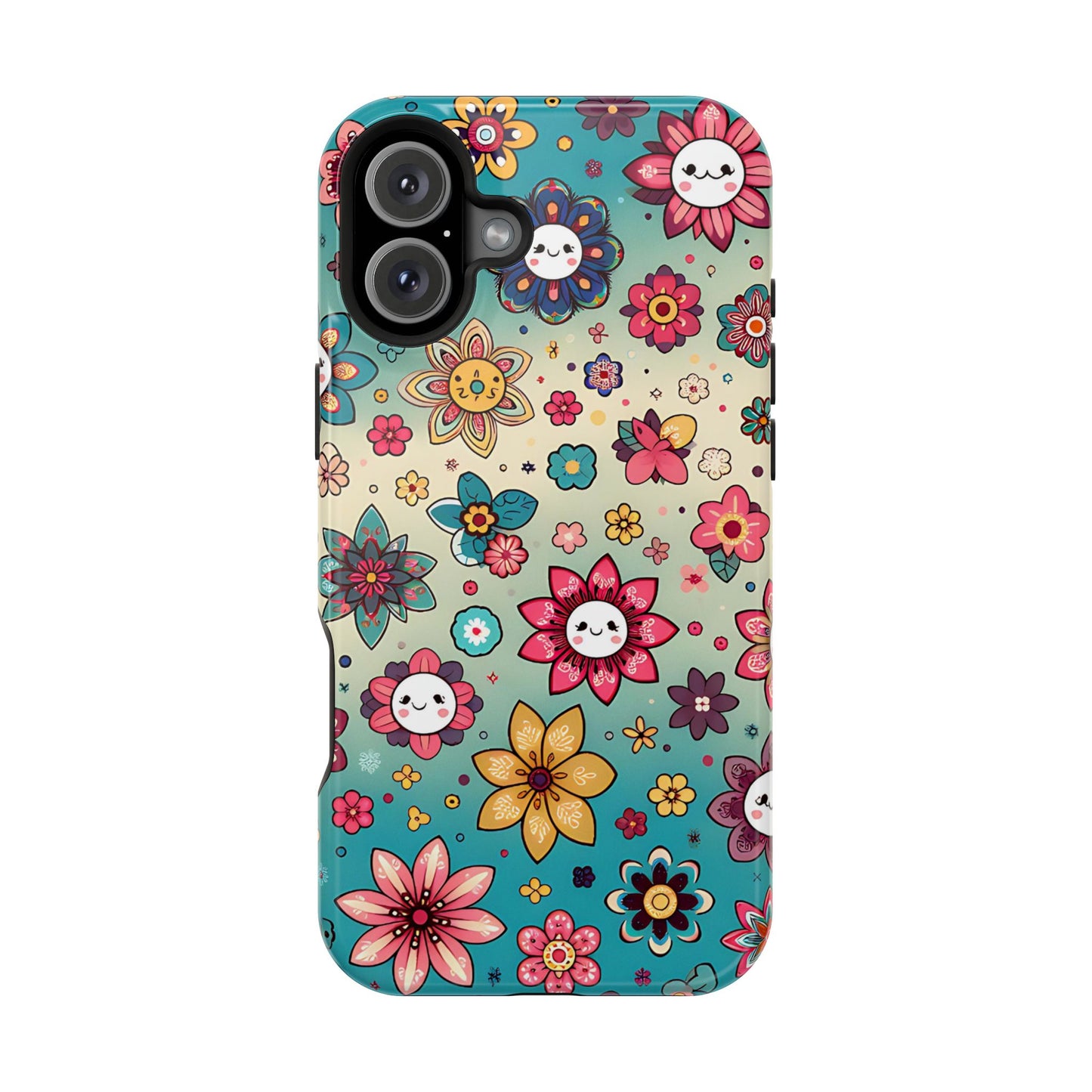 Kawai Flowers MagSafe Tough Iphone Case