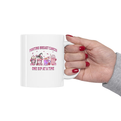 Coffee mug, halloween mug, breast cancer mug, mug for nurse, mug for a doctor, gift for breast cancer survivor