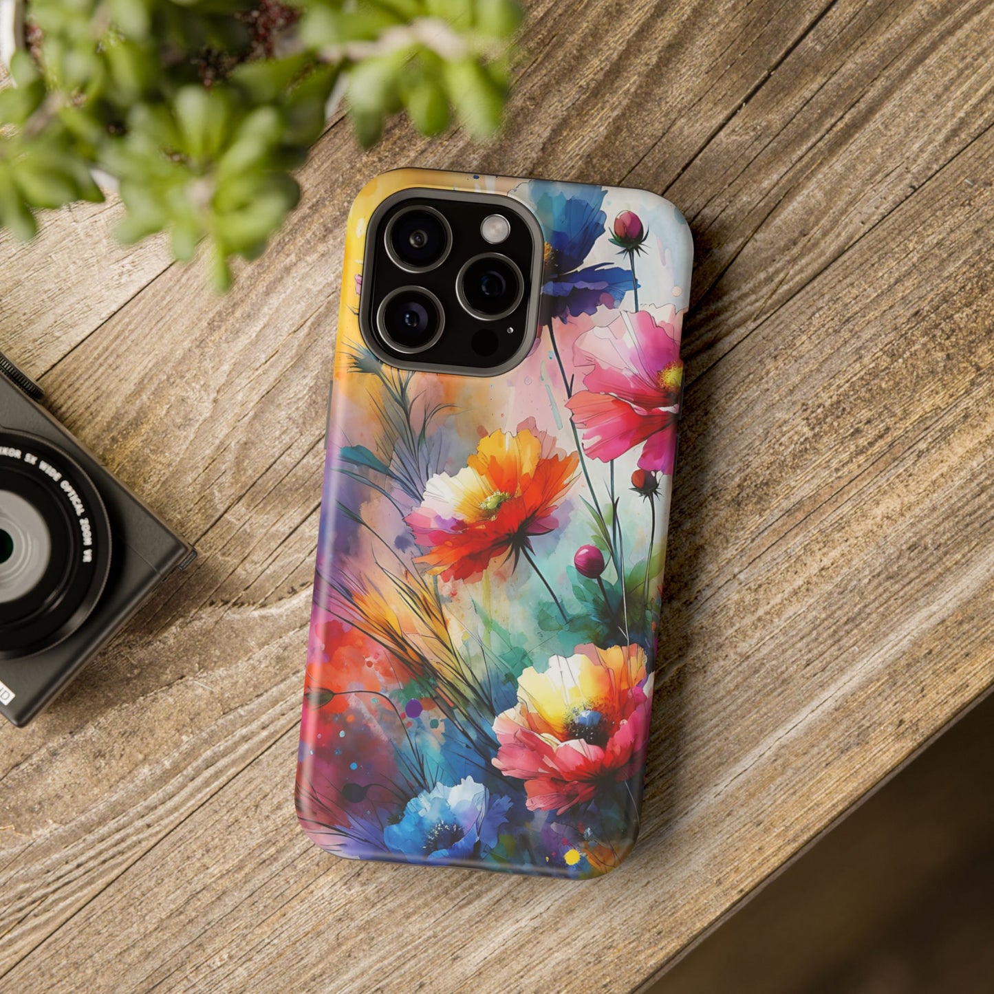 Flowers Style MagSafe Tough Iphone Case