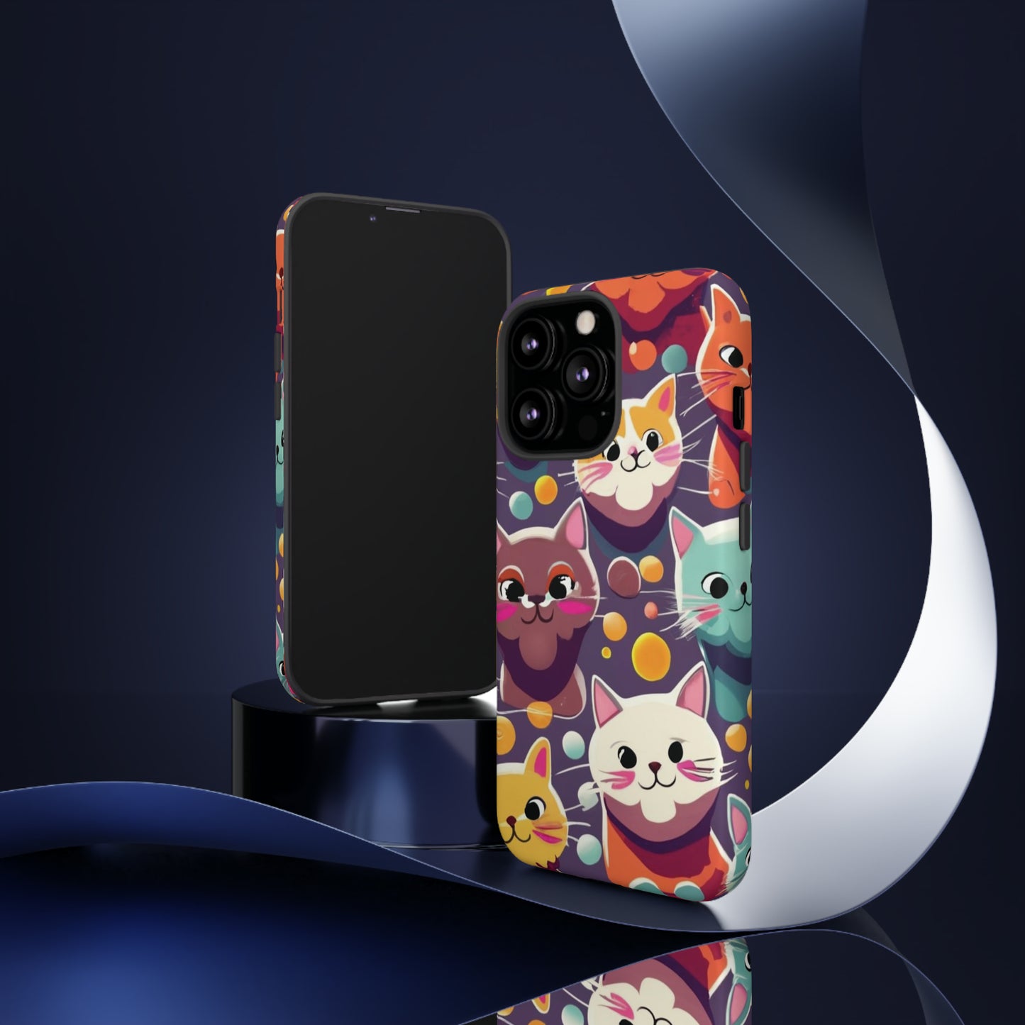 cute cat phone case, phone case iPhone, samsung phone case