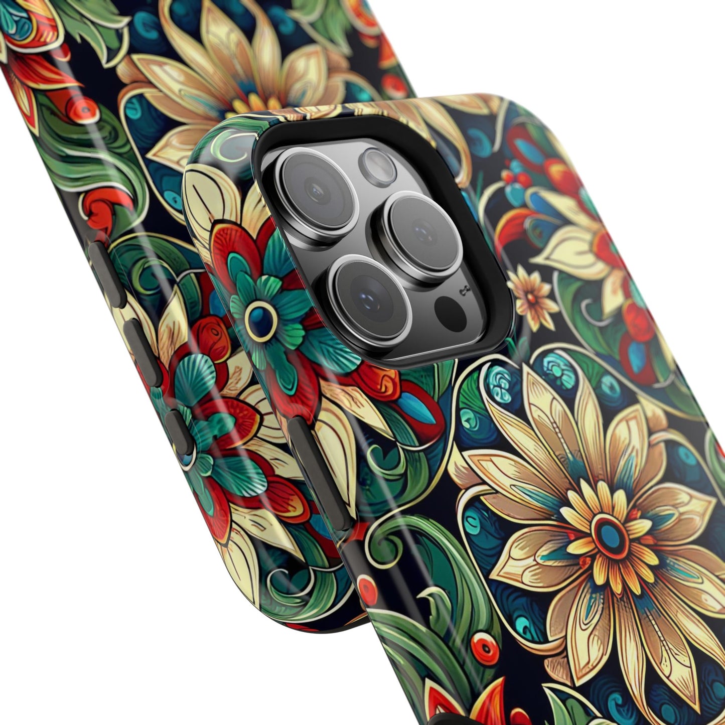 Celestial flowers MagSafe Tough Iphone Case