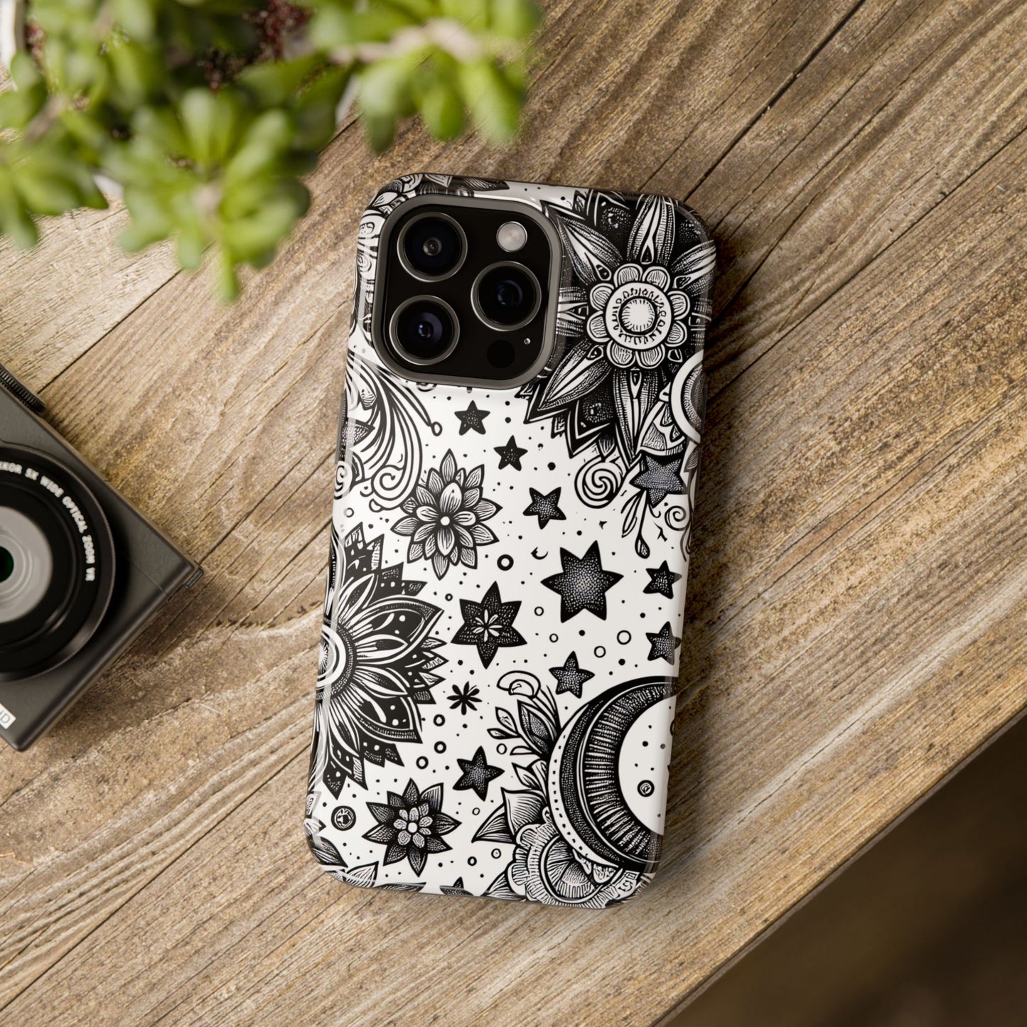 Celestial flowers MagSafe Tough Iphone Case