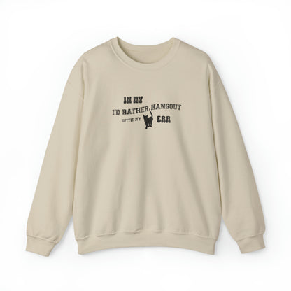 In my I'd rather hang out with my cat era, cat lover sweatshirt