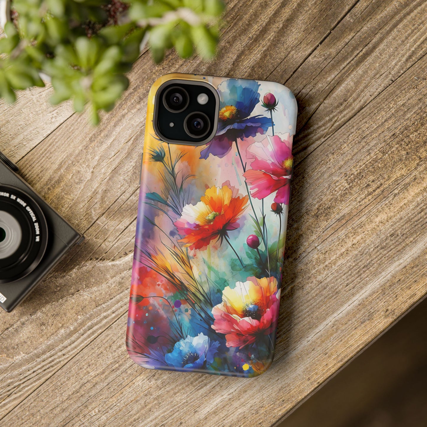 Flowers Style MagSafe Tough Iphone Case