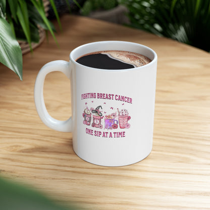 Coffee mug, halloween mug, breast cancer mug, mug for nurse, mug for a doctor, gift for breast cancer survivor