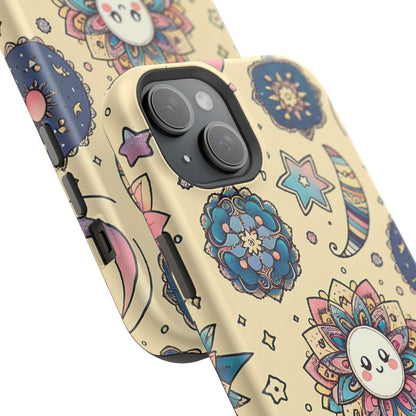 Celestial flowers MagSafe Tough Iphone Case