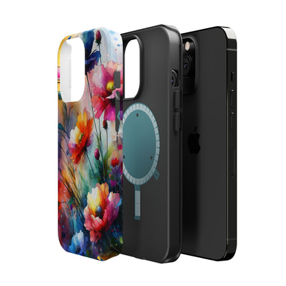 Flowers Style MagSafe Tough Iphone Case