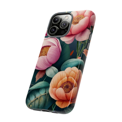 wildflower phone case, flower iphone case, flower Samsung case