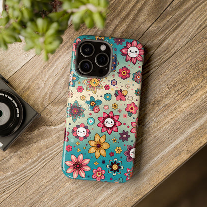 Kawai Flowers MagSafe Tough Iphone Case