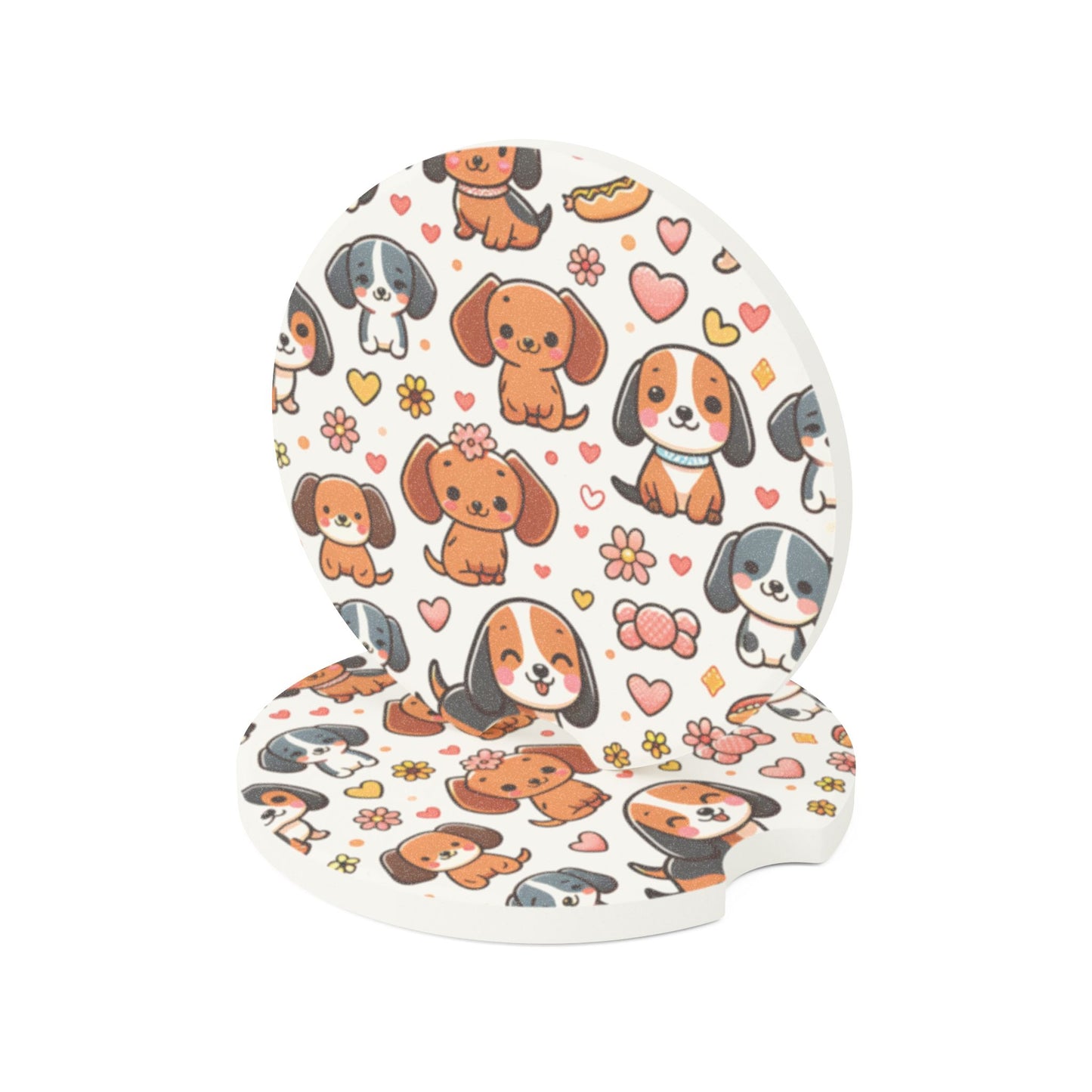 Dachshund Soapstone Car Coaster