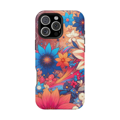 Celestial flowers MagSafe Tough Iphone Case