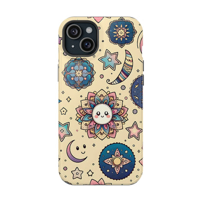 Celestial flowers MagSafe Tough Iphone Case