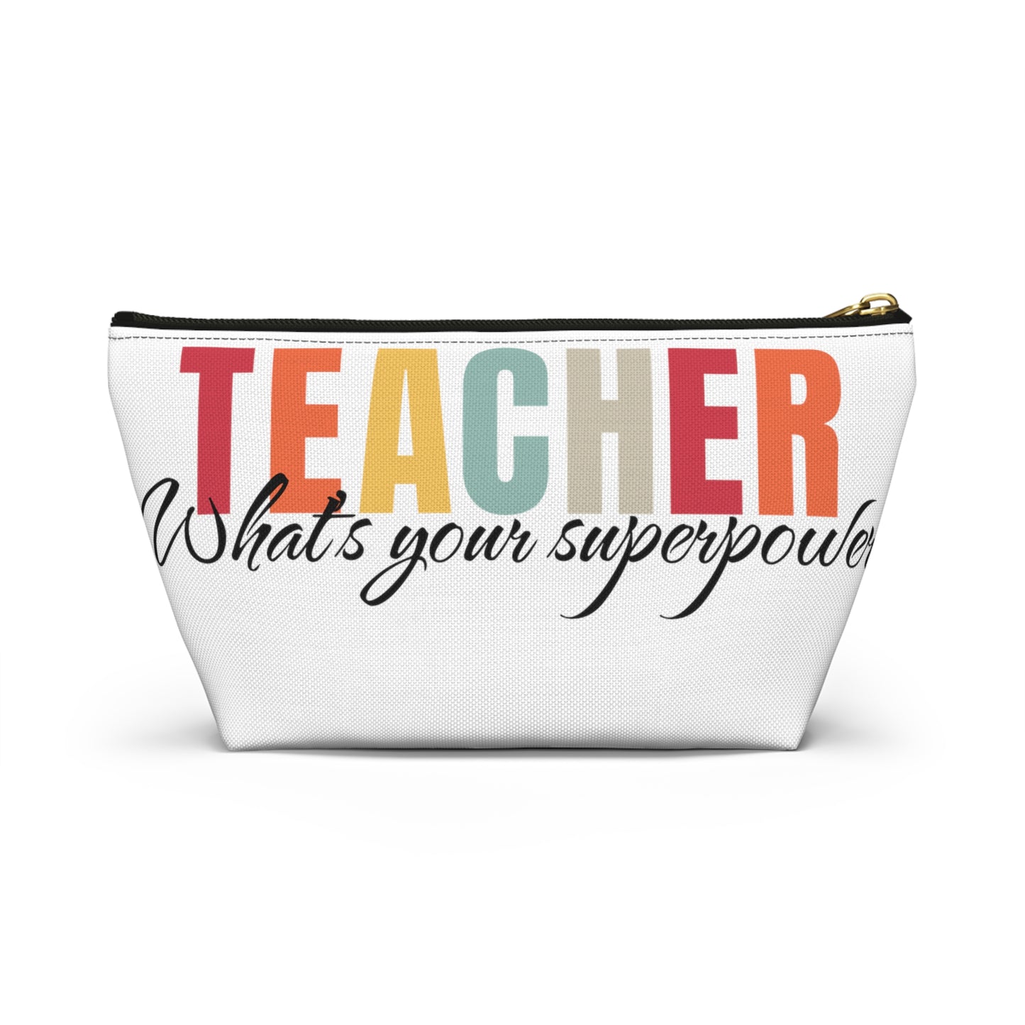 Teacher what's your superpower pouch, teacher organizer pouch