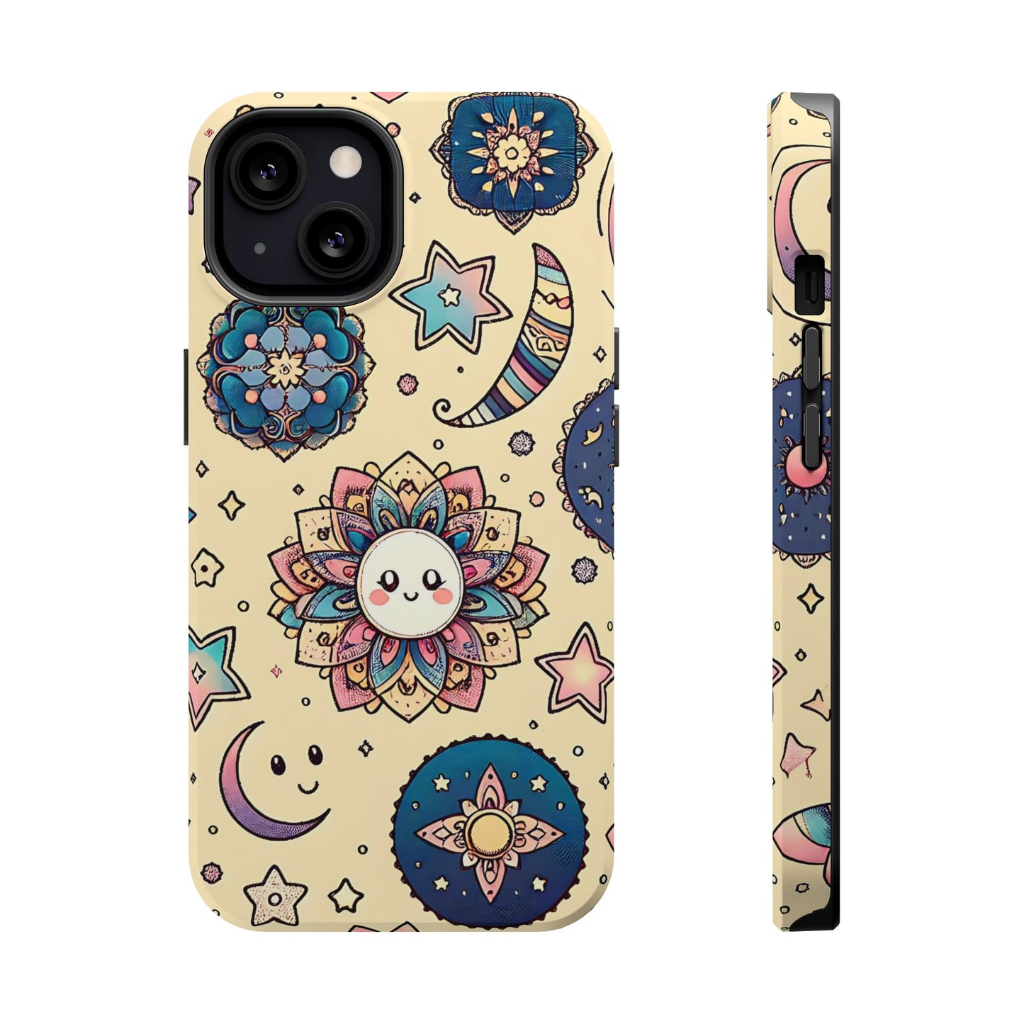 Celestial flowers MagSafe Tough Iphone Case