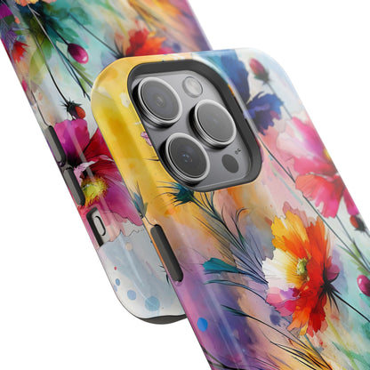 Flowers Style MagSafe Tough Iphone Case