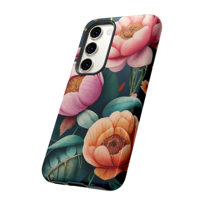 wildflower phone case, flower iphone case, flower Samsung case