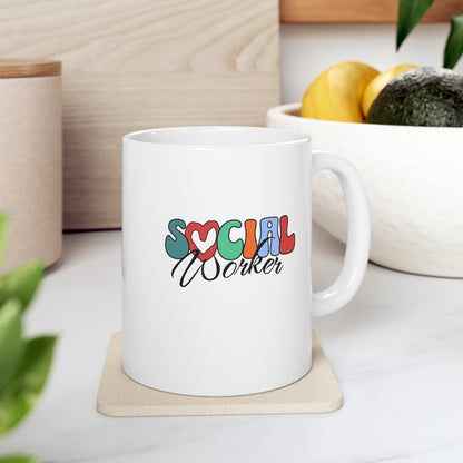 Social Worker mug, Gift For Social Worker, Ceramic Mug