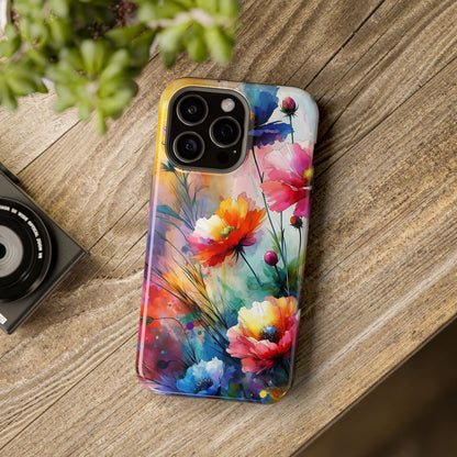 Flowers Style MagSafe Tough Iphone Case