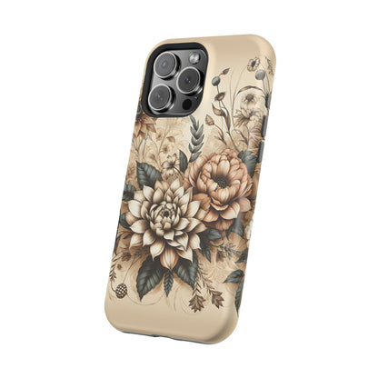 Boho flowers MagSafe Tough Iphone Case