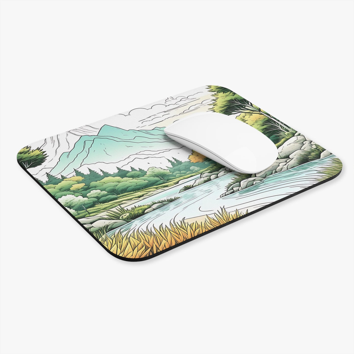 Mountains MousePad Rectangle