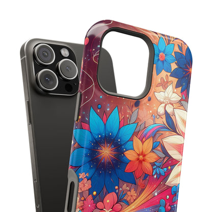 Celestial flowers MagSafe Tough Iphone Case