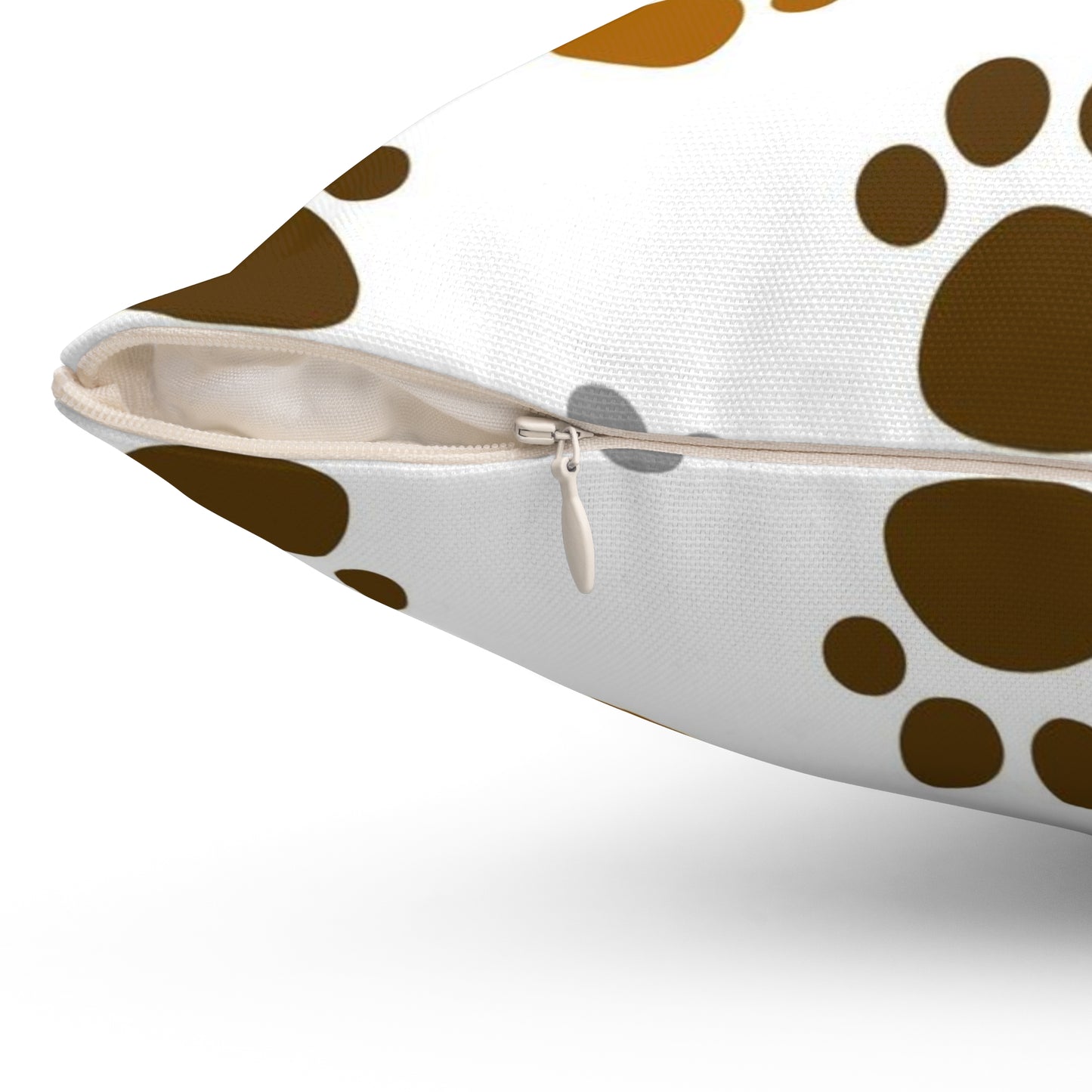 Dog paw pillow, animal lover pillow, Couch pillow, Pattern pillow, Spun Polyester Square Pillow